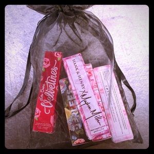 Matte lipsticks. All together it’s a $60 value.